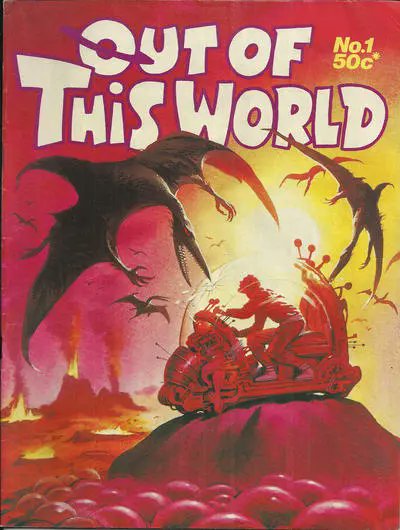 DVD_Daddy's tweet photo. Out of This World #1 (70's) #Memories #comicbooks #ComicArt  #70s  #illustration #AussieComics #horrorcomics #horror  #comicbookcover #HorrorCommunity #HorrorArt  #Retro https://t.co/JiPebVYsrw