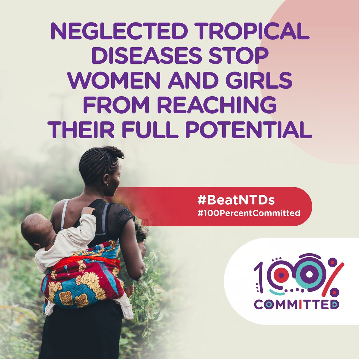 Prescribed roles such as caregiving and domestic tasks such as washing clothes can put women and girls at higher risk of contracting some #NTDs. Applying a gender-lens to NTD interventions can help to achieve #GenderEquality. 

#100percentCommitted to #BeatNTDs #WorldNTDDay