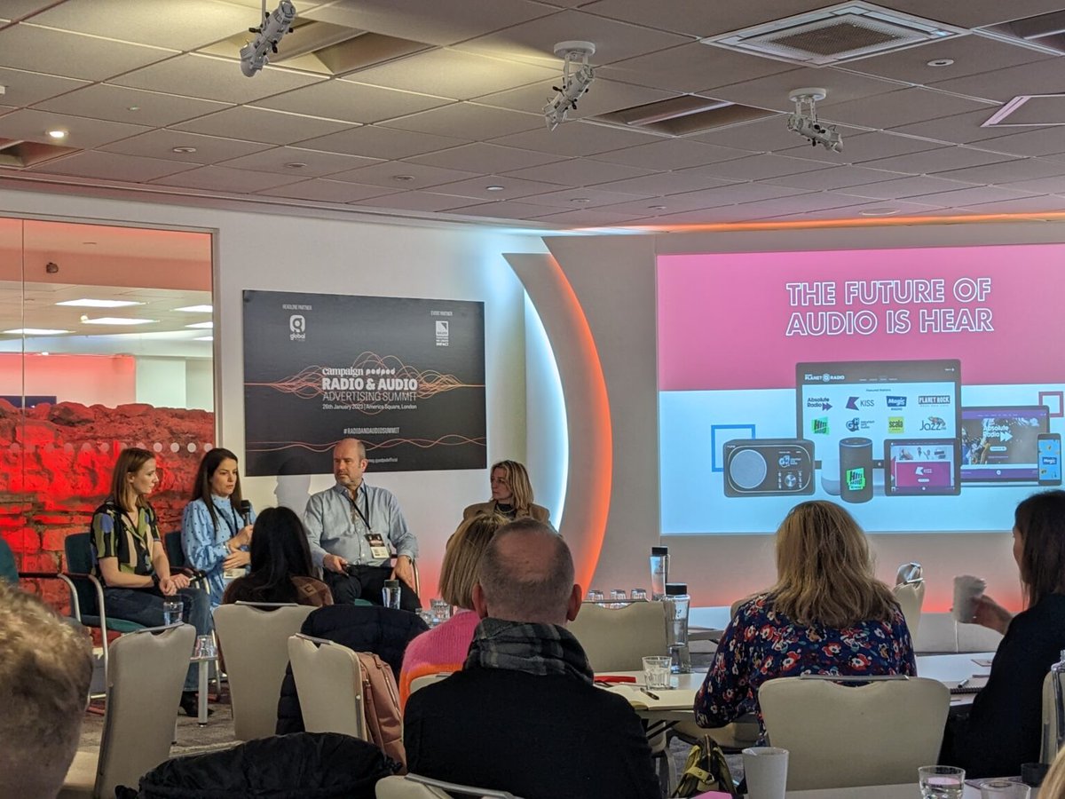 Goodstuffers's tweet photo. Last week our Head of Audio @SamAustin84 joined @bauermedia panel at @Campaignmag Radio &amp; Audio Summit to discuss the future of audio.

Sam highlighted how "Podcasts are now a vital addition to a brand’s strategy as digital listening rapidly increases."
https://t.co/U0SBu80hWU https://t.co/wDn8TWWs9F