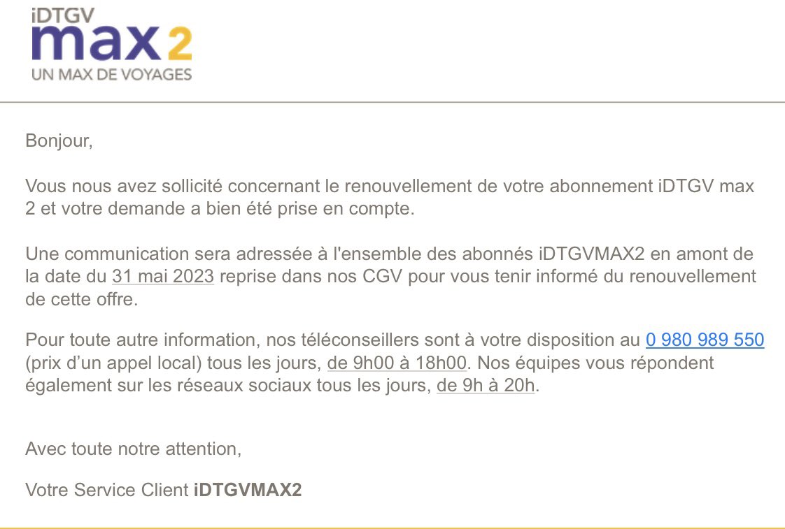 zariakh's tweet photo. Bonjour @alainkrakovitch @SNCFVoyageurs @GroupeSNCF @JPFarandou nous fêtons les 8 ans de l'abonnement #iDTGVMAX devenu #IDTGVMax2. Merci ! Je souhaite que nous continuions cette magnifique aventure ensemble dites nous on continue ! https://t.co/cy7eTsf2qF