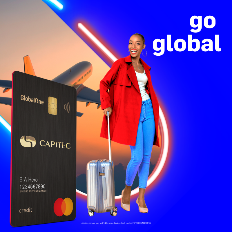CapitecBankSA's tweet photo. Get 1.5% cash back on our credit card when you spend and bank with us.
