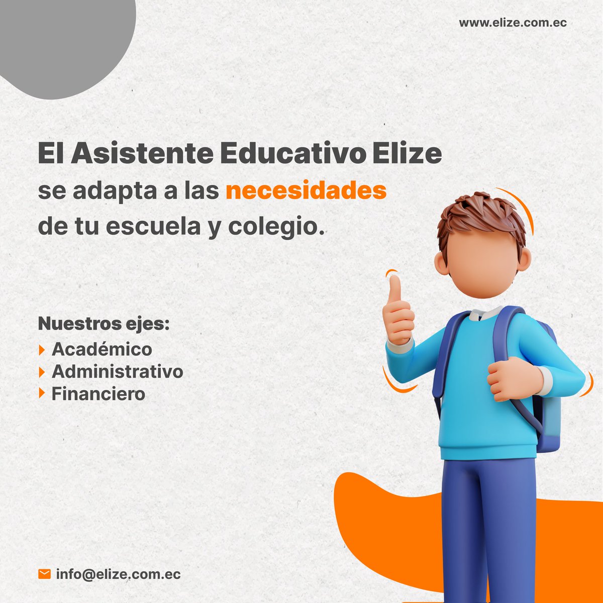 elize_ec's tweet photo. 📣¡Prepárate para la nueva era...!📣😎

✅Elize, el único Asistente Educativo más versátil del Ecuador.💻📲
✅Nos adaptamos a todos los cambios y necesidades de tu institución.⚙️

#software #educación #innovación #AsistenteEducativo https://t.co/Bi3mRNnv6I
