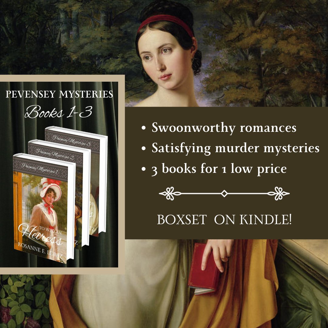 Excited to share that Pevensey Mysteries Books 1-3 #cleanregencyromance are now available as a #boxset on #Kindle and #KindleUnlimited amazon.com/dp/B0BT1BBJN5
