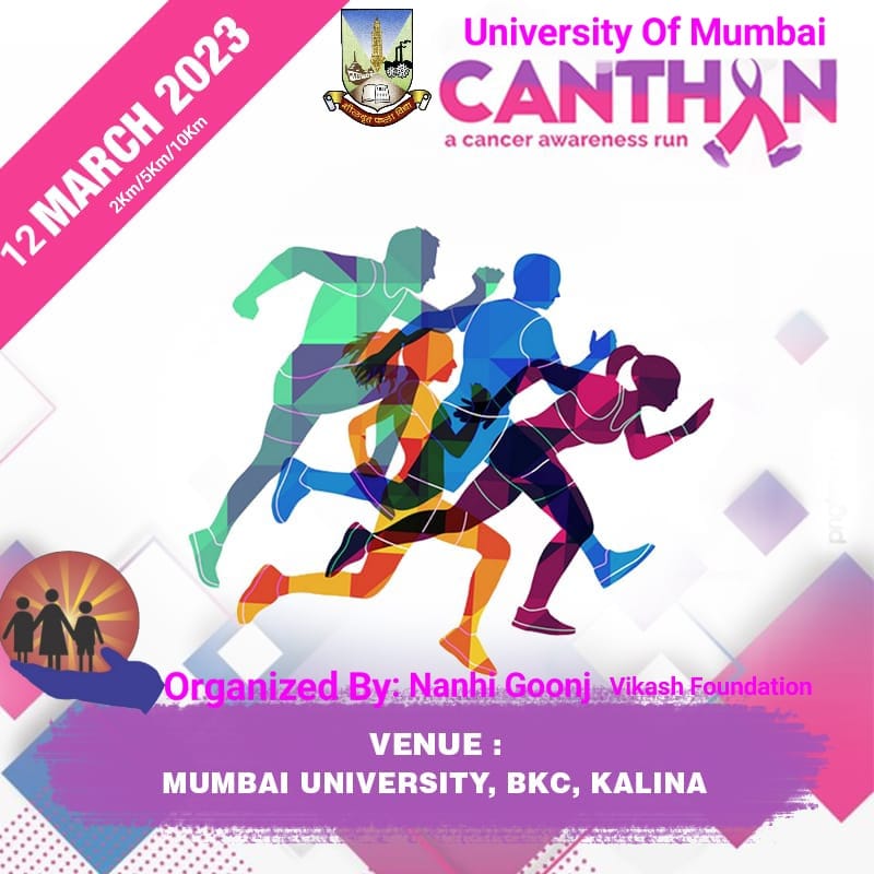 nilotpalm3's tweet photo. आ जाओ सब दौड़ने , cancer awareness marathon , cancer को हराना है
12 march 2023 - mumbai University Campus , Santacruz East
Pls tag cancer survivors and inform them to join us #canthon https://t.co/vuZ6sBhRbr