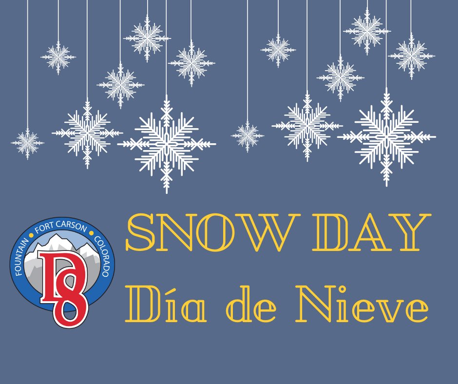 FFC8 Families/Staff: UPDATE all buildings and schools are now CLOSED today, Monday, January 30, 2023 due to weather.