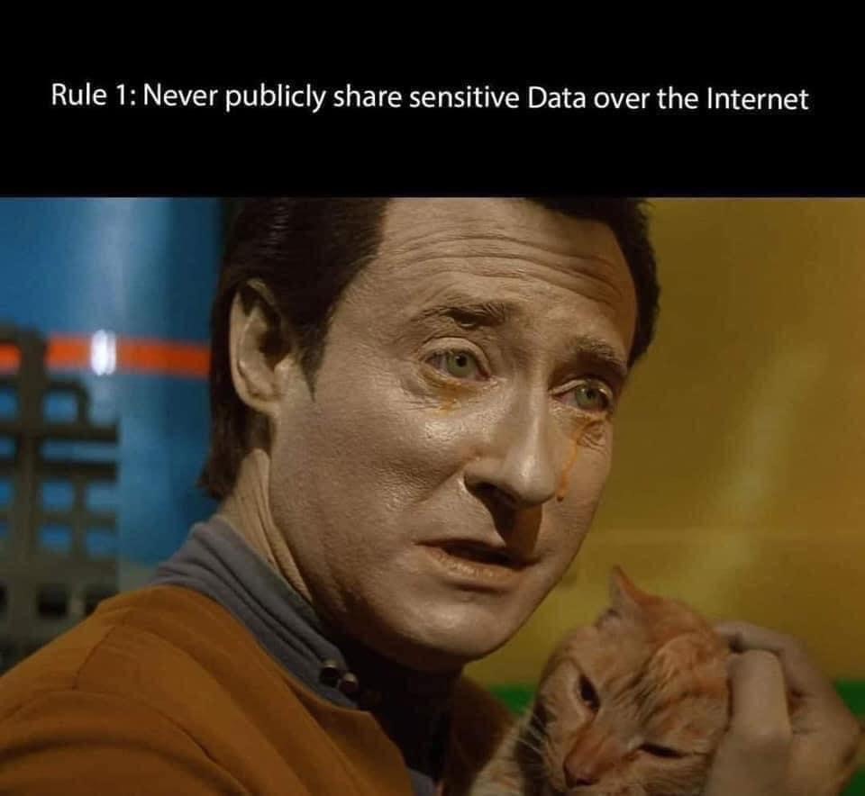 DpsRic's tweet image. Here&apos;s your #cybersecuritytip of the day 🖖
#DPOLife
#data