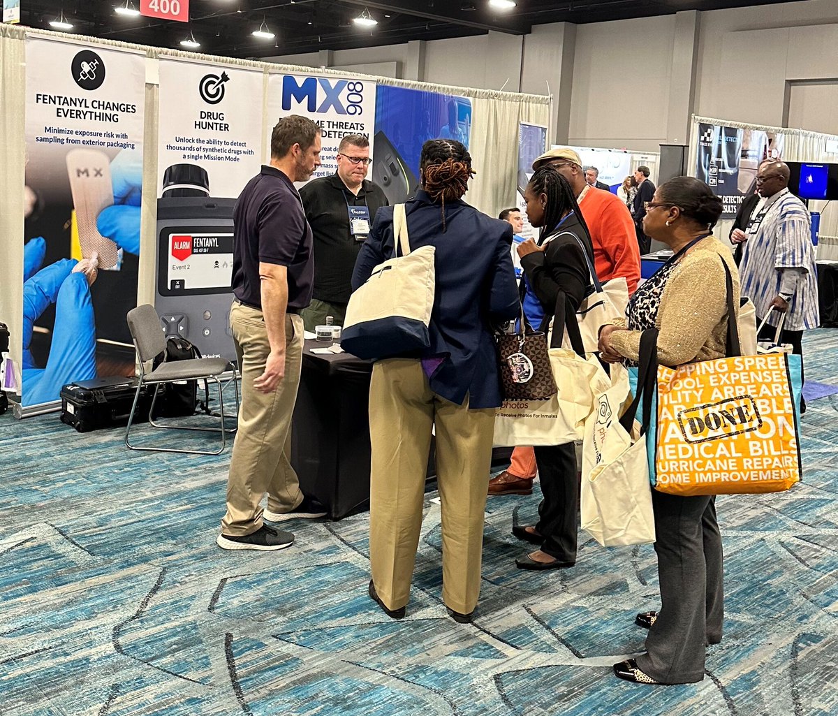 908Devices's tweet photo. Hello from @ACAinfo in Orlando, FL! Stop by booth #221 for a quick demonstration on how MX908 can detect and identify trace drug substances of cannabinoids on incoming inmate mail. #ACAWinterConference2023 https://t.co/ru72Xl8uzh