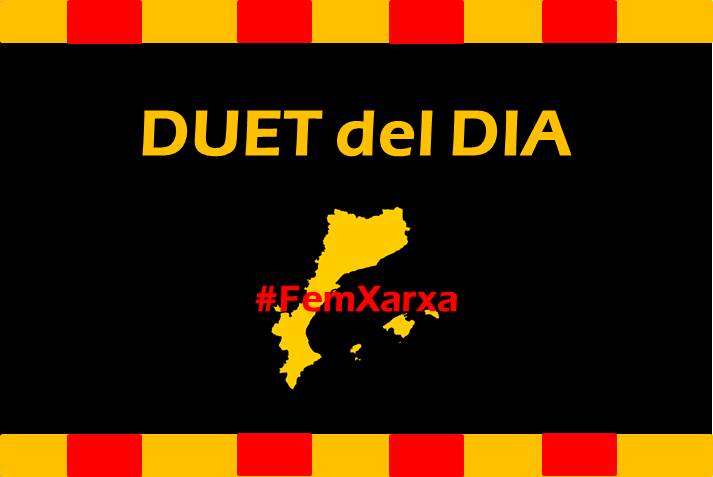 ⏰  Bona dia xarxers aqui tenim el duet del dia.
Recordeu:

1️⃣ repiular

2️⃣ seguir a qui us segeixi 

3️⃣ sou collonudes i collonuts.

<a href="/montvito/">MontVitó</a>

<a href="/angrod63/">Ángeles R.G. #FemXarxa 🎗💚🏅🏅🏅🏅</a>