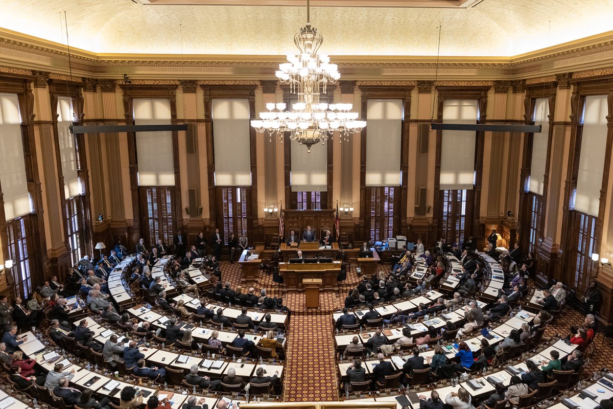 GovKemp's tweet photo. Last week, I shared with the General Assembly how we can build on the achievements of the last four years and keep Georgia the best place to live, work, and raise a family.

This week, we will introduce the legislative bills that will help us do just that. https://t.co/DKxaPCKce8