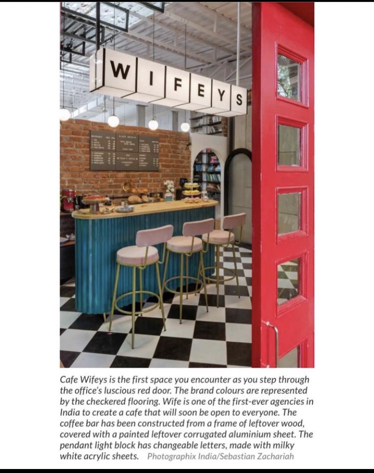WifeIndia's tweet photo. We have our own cafe 🥺 (that’s also open to outsiders btw) https://t.co/ainDzlxu4F