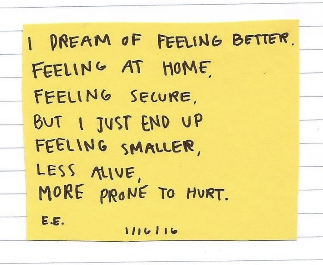 KirstyODP's tweet photo. I’m in a bad place right now and I’m waiting for this dip to pass. Seems like nothing seems to help and I just wanna push people away. I just want to feel better and stop bothering people with my shit. It’s hard and today is a bad day. #mood #neededtogetoffmychest https://t.co/kXYlBcgv0F