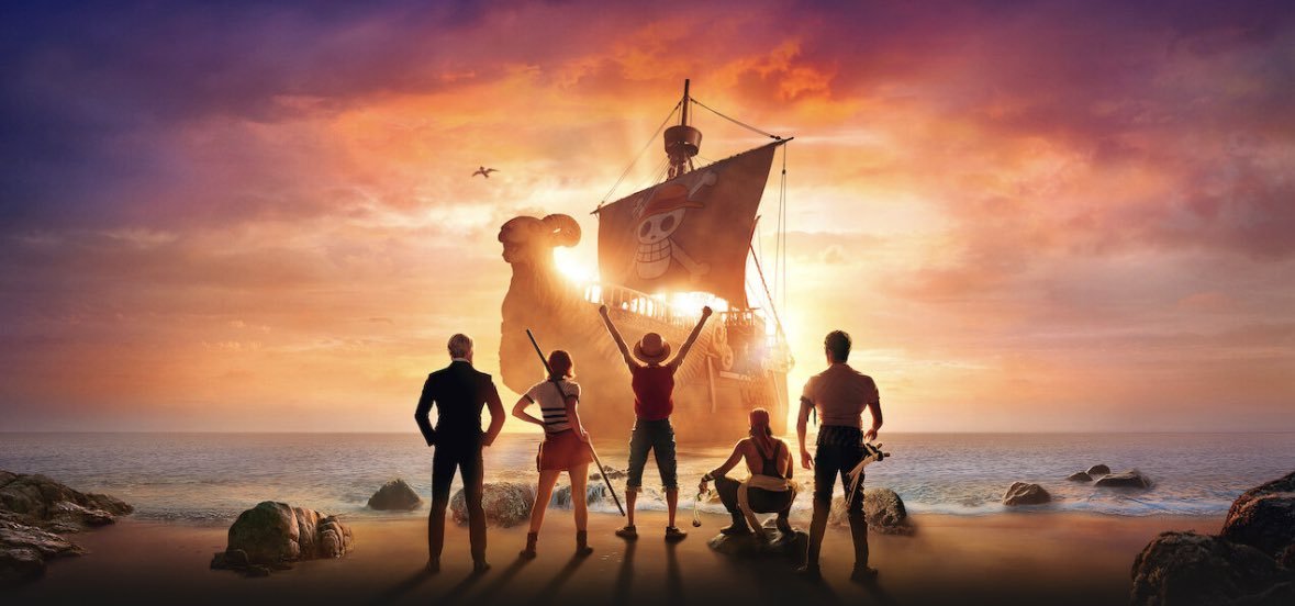 polispol's tweet photo. Netflix ha presentado dos imágenes (posters?) del live action que preparan de ONE PIECE. https://t.co/IQoQjaAQFx