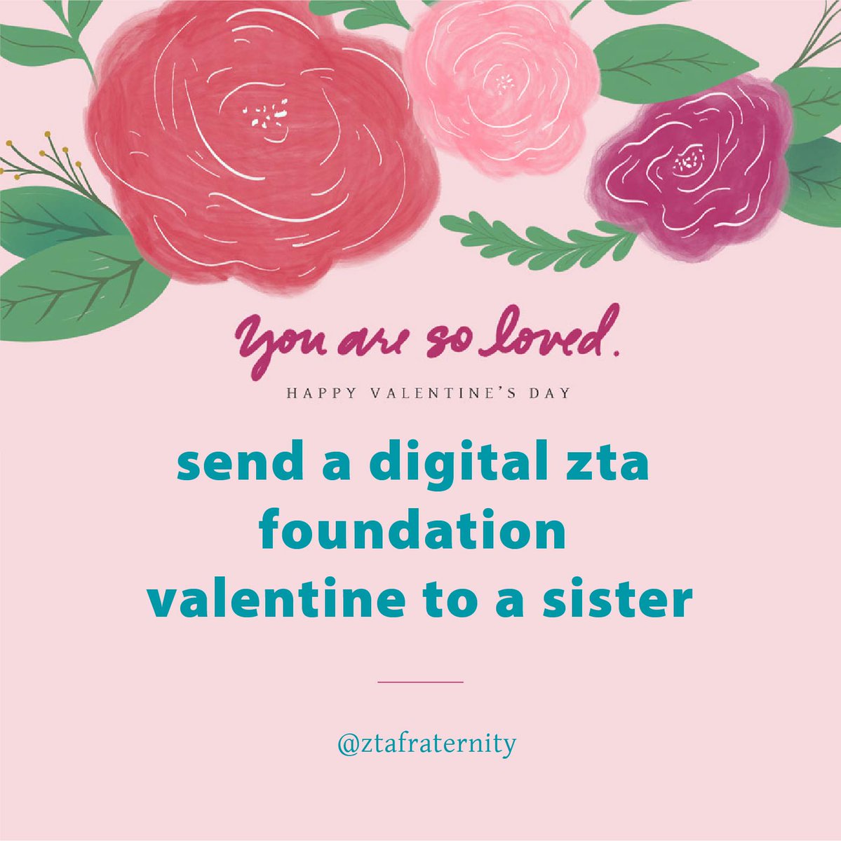 Share the Zeta Love this Valentine’s (or Galentine’s!) Day by making a $5 donation to the ZTA Foundation! 

In return, the Foundation will send a digital Valentine’s Day card of your choosing to a sister! 💌 

Order yours today! bit.ly/ZetaLove23