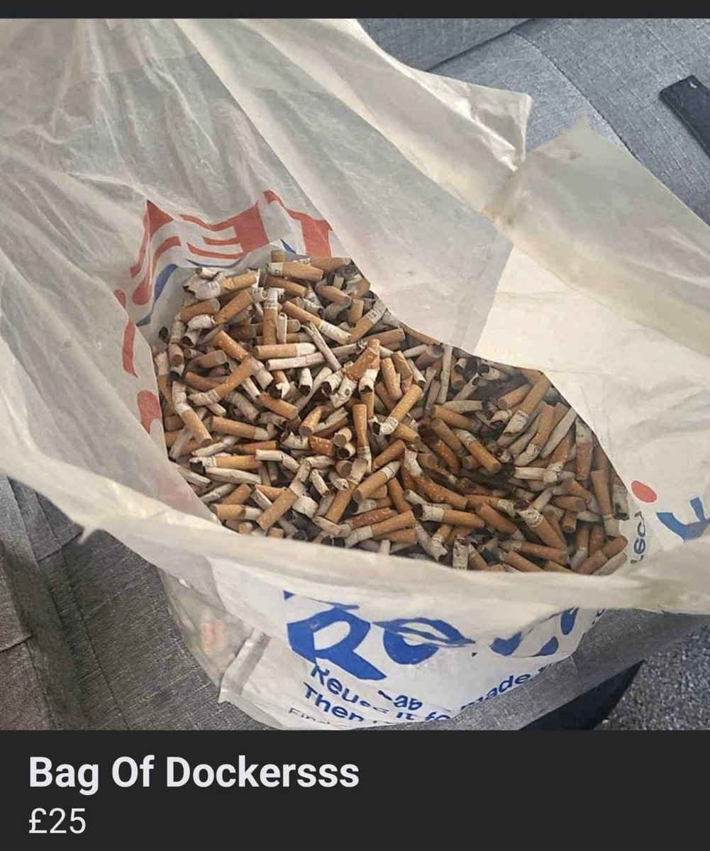 Just when I thought I'd seen it all on FB Marketplace 😐🚬