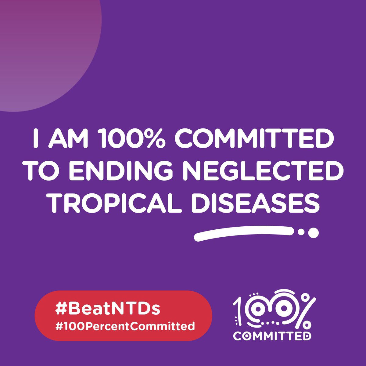 Today = #WorldNTDDay 1.7 BILLION people have NTDs, millions of lives lost/year, millions of children who will never even have a chance to reach their full potential because of TREATABLE diseases. How are you helping #EndTheNeglect today? #BeatNTDs #100PercentCommitted #IDTwitter