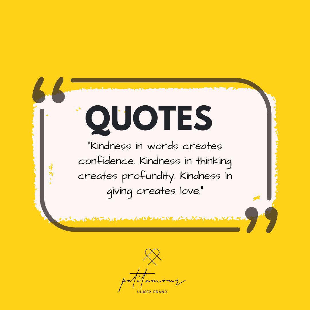 PetitAmourBrand's tweet image. Kindness. ✨ 

.
.

#DailyMotivation #PetitAmour #prettypetit #itscooltobepetit #lifestyletip #familybrand #petitquotes