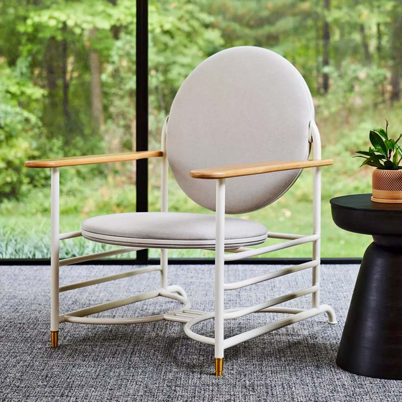 designaholicmx's tweet image. #Steelcase utilizó diseños de archivo del arquitecto Frank Lloyd Wright para crear la Colección Racine, una línea de muebles de oficina para el hogar.
Los nuevos diseños incluyen escritorios, sillas de oficina y tumbonas que siguen de cerca el diseño original.