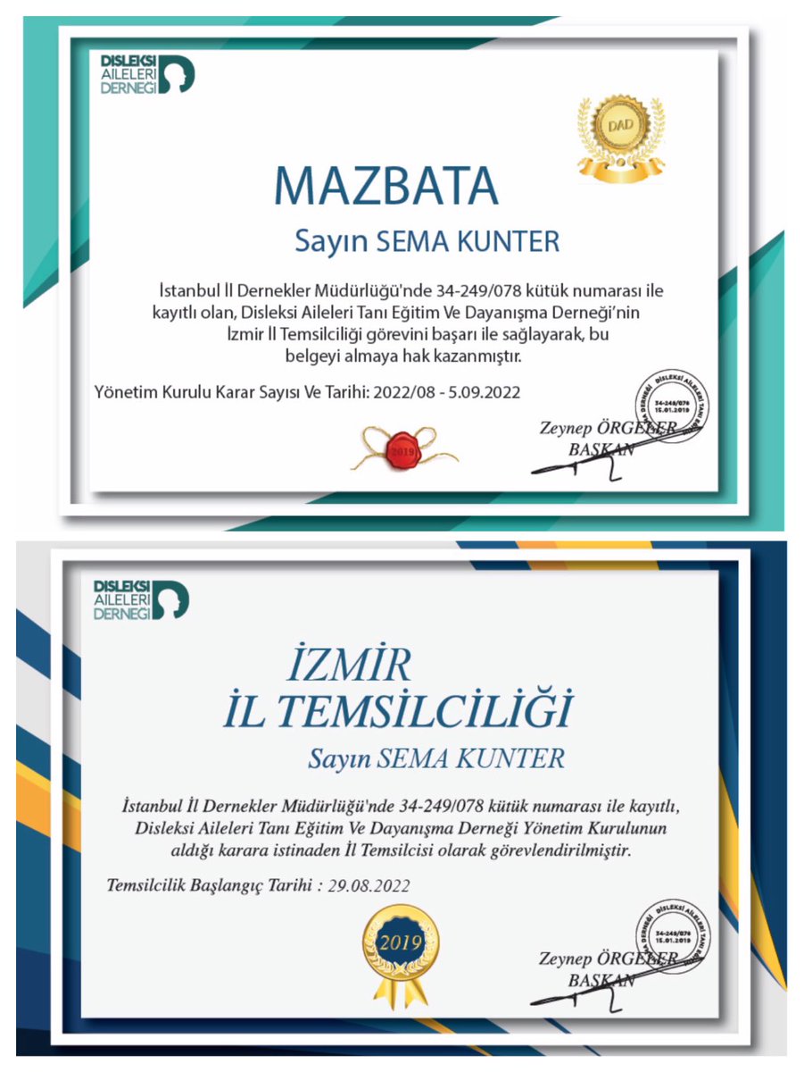 #Disleksi Aileleri Tanı Eğitim ve Dayanışma Derneği                       #Sivil Toplum Örgütü (STÖ)