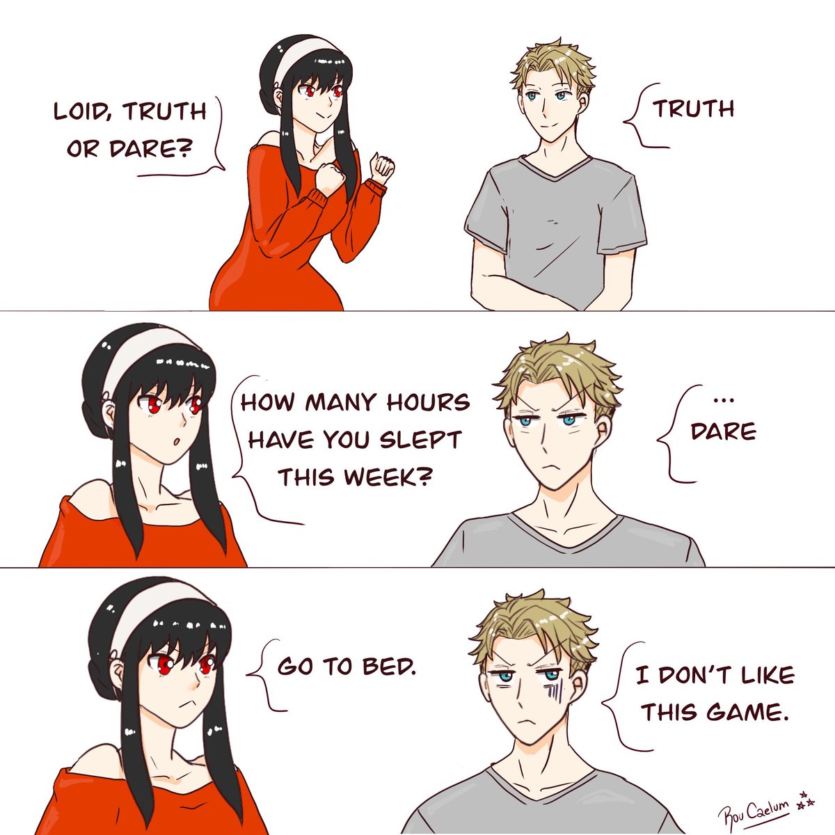 Truth or dare…

#SPY_FAMILY #SPYxFAMLY #loidforger #yorforger