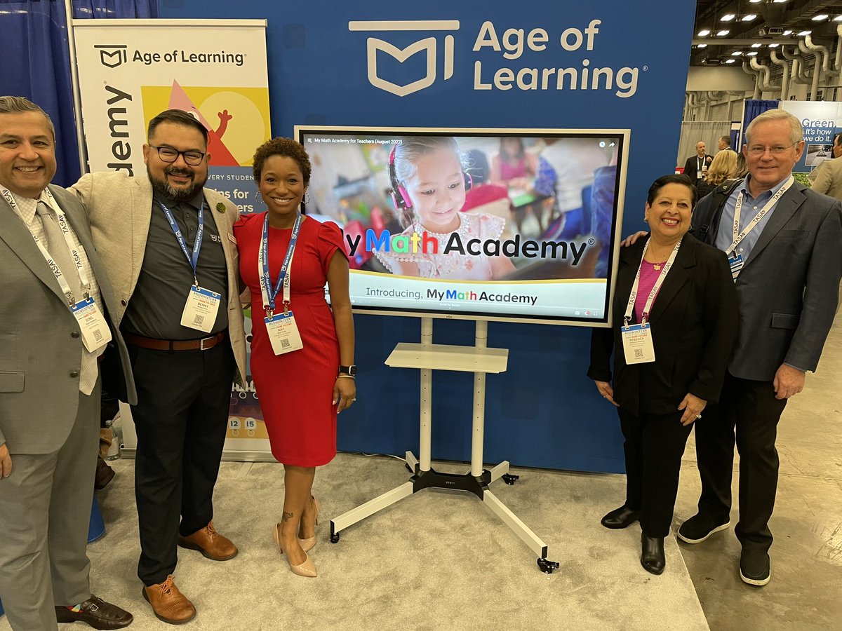 BennySotoEDU's tweet photo. Come see how @AgeofLearning helps students accelerate learning!! #TASA2023 @tasanet @RebeccaPalaci11 @DigitalMasala https://t.co/0SnS3wflUV