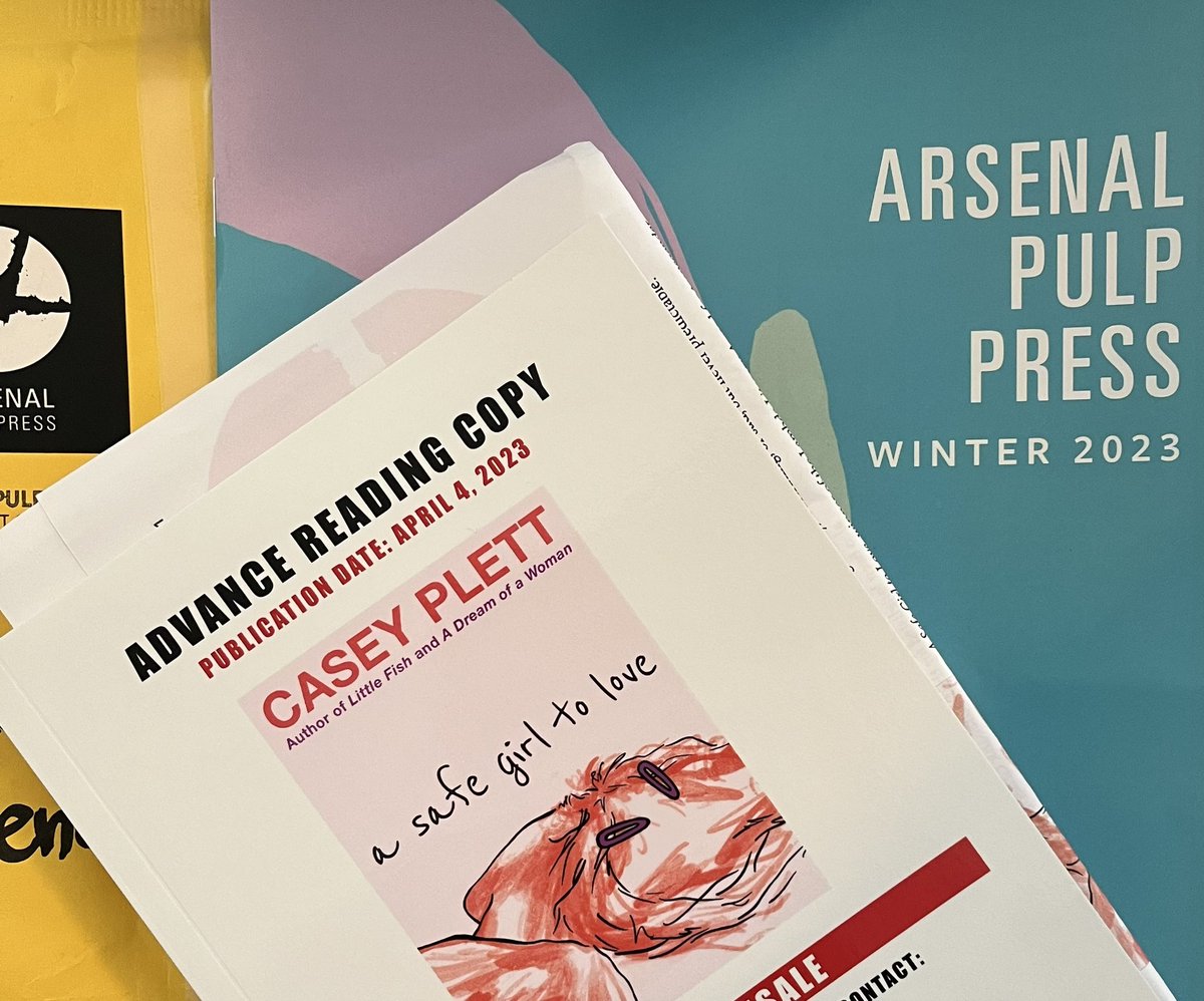 TFW you receive a package from your favourite press <a href="/Arsenalpulp/">Arsenal Pulp Press</a> @caseyplett 🥰📚