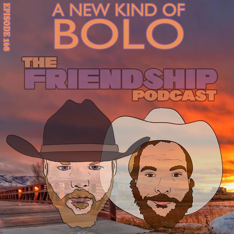 hellafriendship's tweet photo. still here and still bustin’ out the jams. episode 168 “A New Kind of Bolo” is now available wherever you get your podcasts!! https://t.co/teal9fvj2F