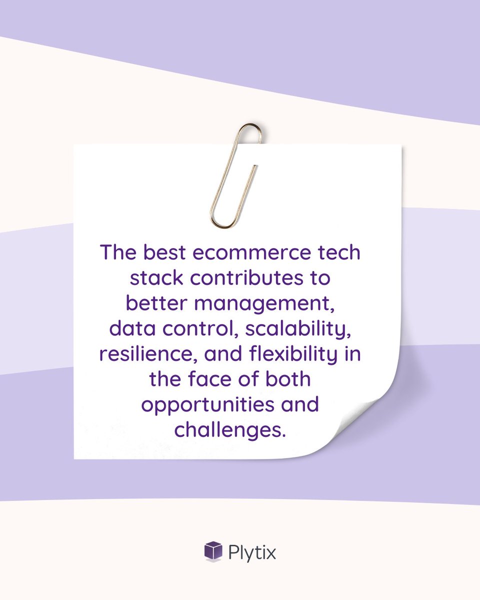 The ecommerce tech stack you have can make or break your business. That’s why it’s important to choose an ecosystem that will enable your business to run smoothly so that you can handle anything the market throws at you. Here’s our free guide 👉🏾bit.ly/3J9Xkgu