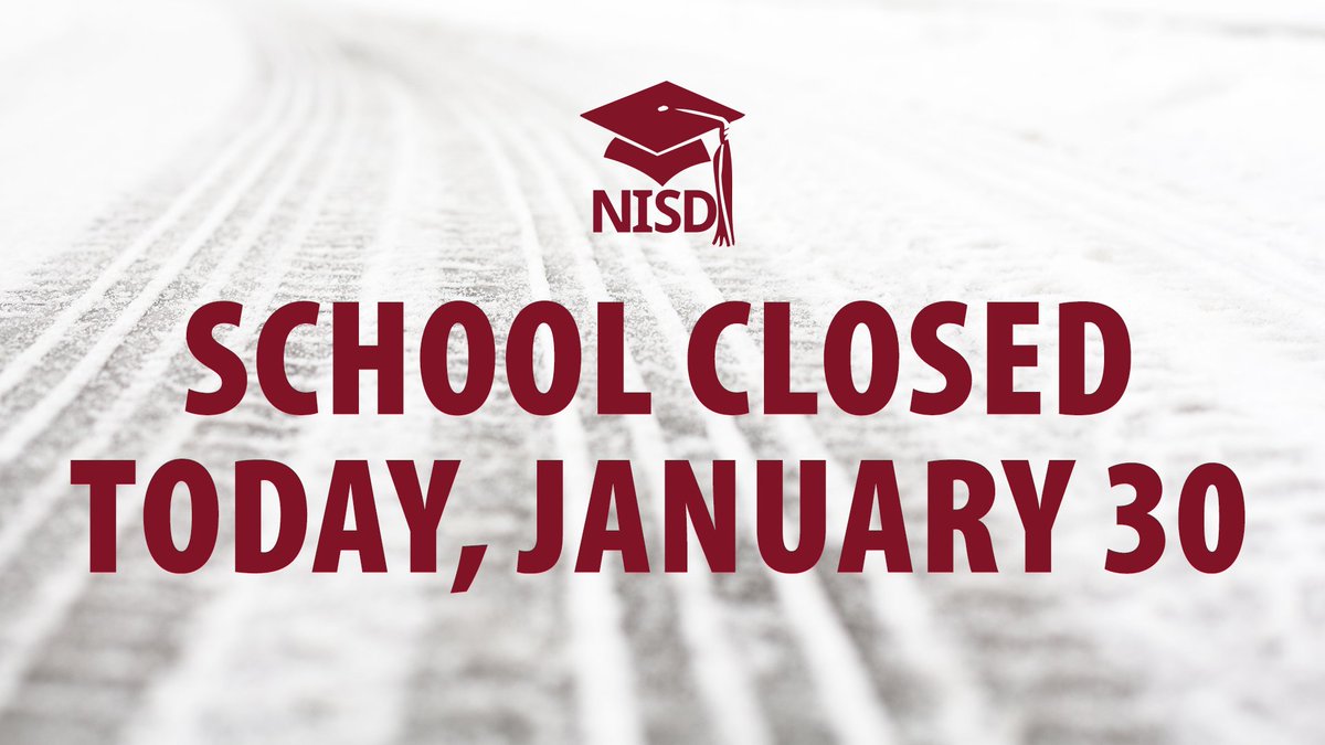 Northwest ISD has closed all schools and facilities today, January 30, due to worsening weather and road conditions. The district will continue to monitor the weather and directly alert families if further schedule changes are necessary.

Stay safe, NISD family!