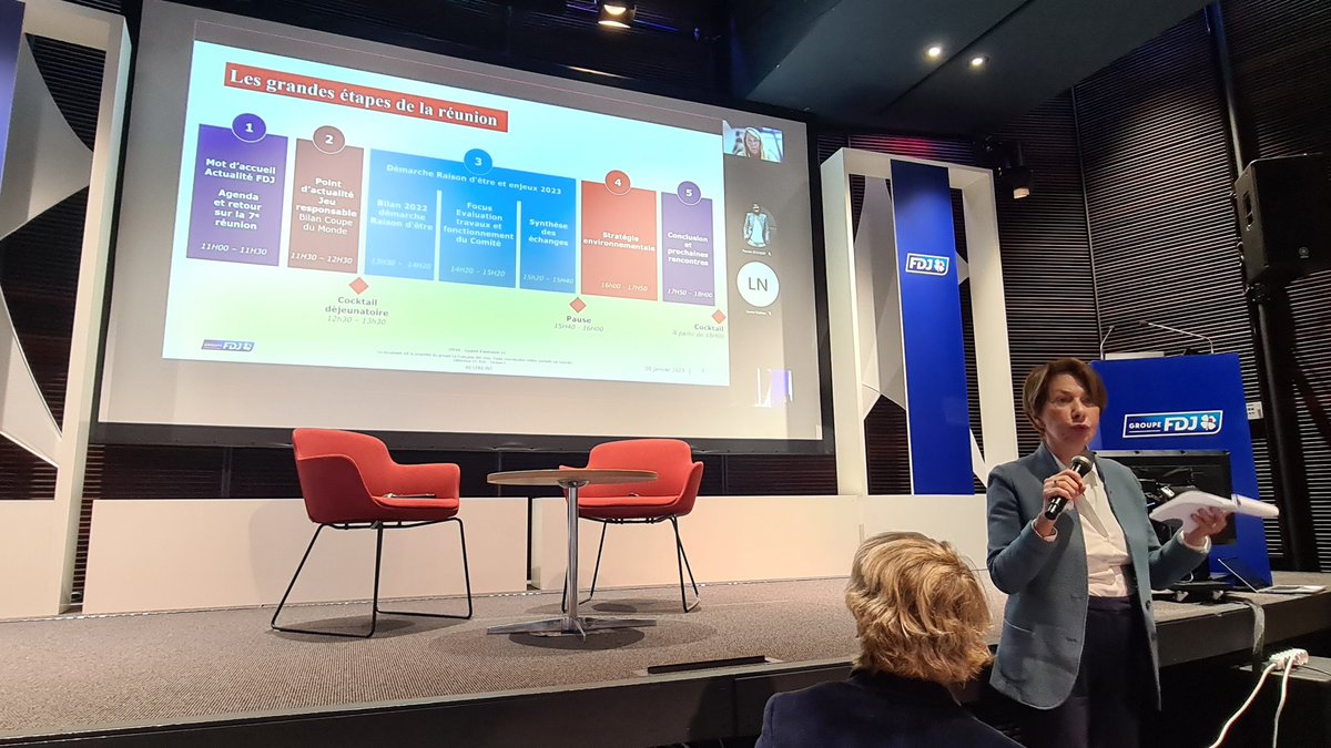 PHILIPPECOY's tweet photo. Rentrée 2023 du Comité des parties prenantes de @FDJ sous la
Présidence de Rose-Marie Van Lerberghe qui tient sa 8ème séance pour aborder les travaux engagés autour de la #RSE #JeuResponsable #Digital #devEconomique #commercedeproximité #territoires #liensocial @stephane_pallez https://t.co/DagTAho2ZS
