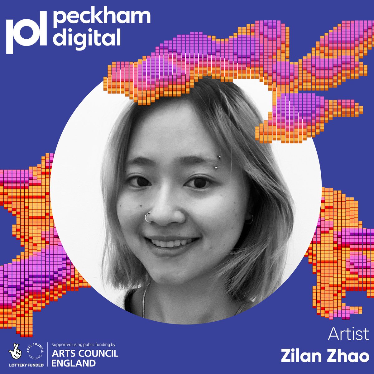 Artist Announcement: Zilan has a multidisciplinary background in architecture and illustration. Compared to a traditional career in either field, she prefers to explore ambiguous and unexpected possibilities in daily life with the knowledge of space and design. 
#peckhamdigital