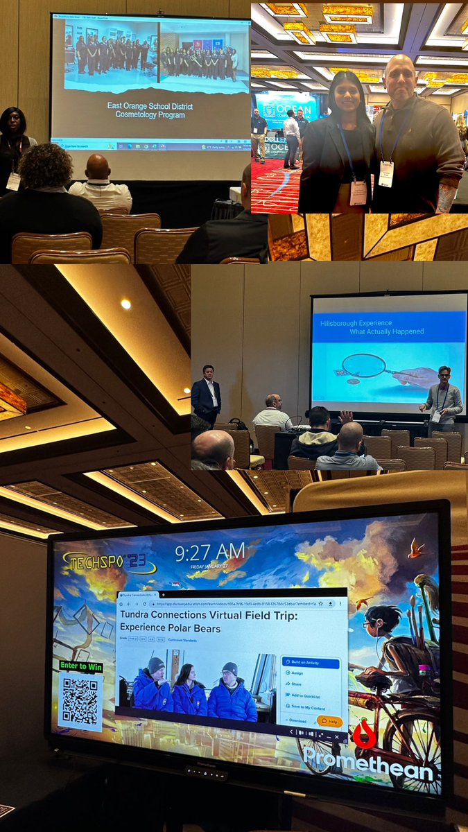 TechRunsBina's tweet photo. Thank you to the @NJASANews for hosting #TECHSPO23 !!! Last week was three incredible days of learning, collaborating, and fun! @DiscoveryEd https://t.co/1TzlXt7fMm