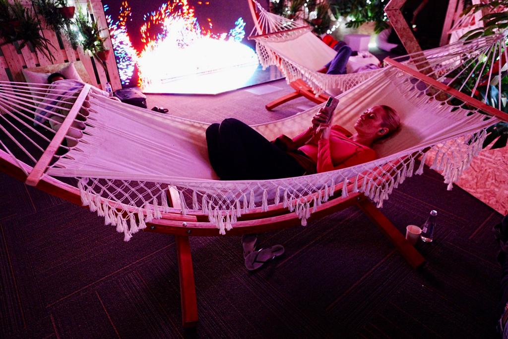 #immersiveaudio goes beyond live music applications...

Check out our "Jungle Decompression" room at #DevCon, the largest conference dedicated to #ethereum.

12 hours of auto-generative #spatial soundscape.
INTORNO's multichannel #3Daudio.
INTORNO's Track3d tool for visual sync.