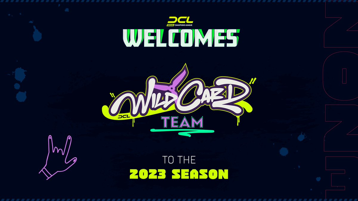 DroneChampionsL's tweet photo. Soaring to new heights! Introducing the latest and final addition to the Drone Champions League lineup: The 𝐃𝐂𝐋 𝐖𝐢𝐥𝐝 𝐂𝐚𝐫𝐝 𝐓𝐞𝐚𝐦!
Drone Champions League just got more exciting!
#DCL23 #wearedcl #dclthegame #esports #droneracing #fpvracing #dronepilot #racinggame https://t.co/tUbsgK4w3R