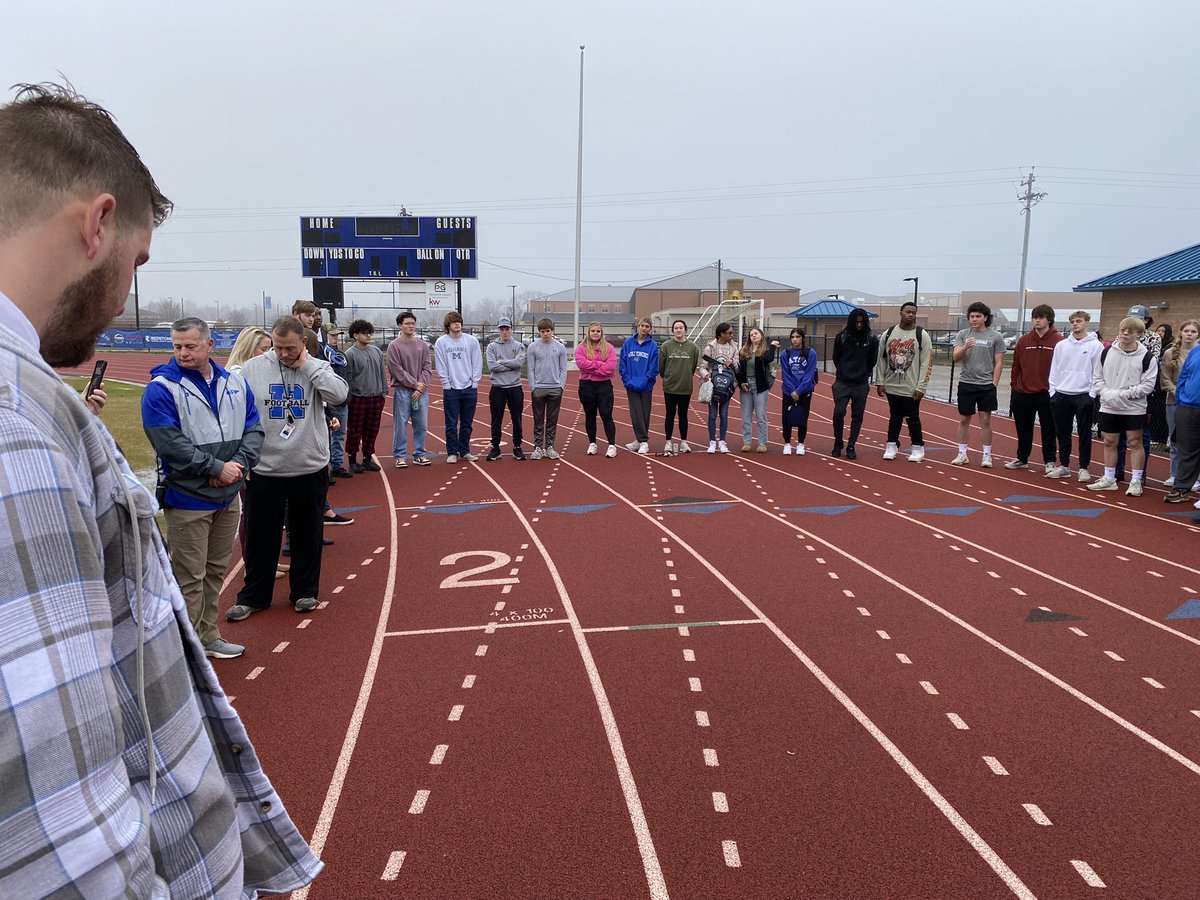 We had an amazing group of students and staff come out this morning to join a prayer circle for <a href="/Brady_Owen51/">Brady Owen</a> We’ll continue to pray and support him and his family in any way we can.
