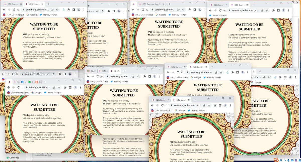 还有最后一个事情。
关于那个以太坊的召唤仪式，我也只说最后一次
虽然我也不喜欢发出来卷我自己，但是有时间大家还是挂一挂吧
这种莫名其妙的东西，基本上半年一年后，指不定那天给你个惊喜。老外最喜欢搞这些歪门邪道的giveaway
我反正挂了几十个号了