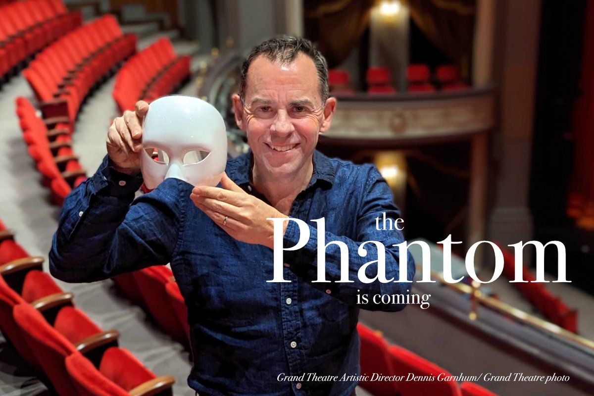 The Phantom of the Opera will be this years High School Project at the Grand in September. The production will feature 50 students from London and area on stage and another 20 working behind-the-scenes. Auditions will be held April 12th-14th. #ldnont #thegrandtheatre