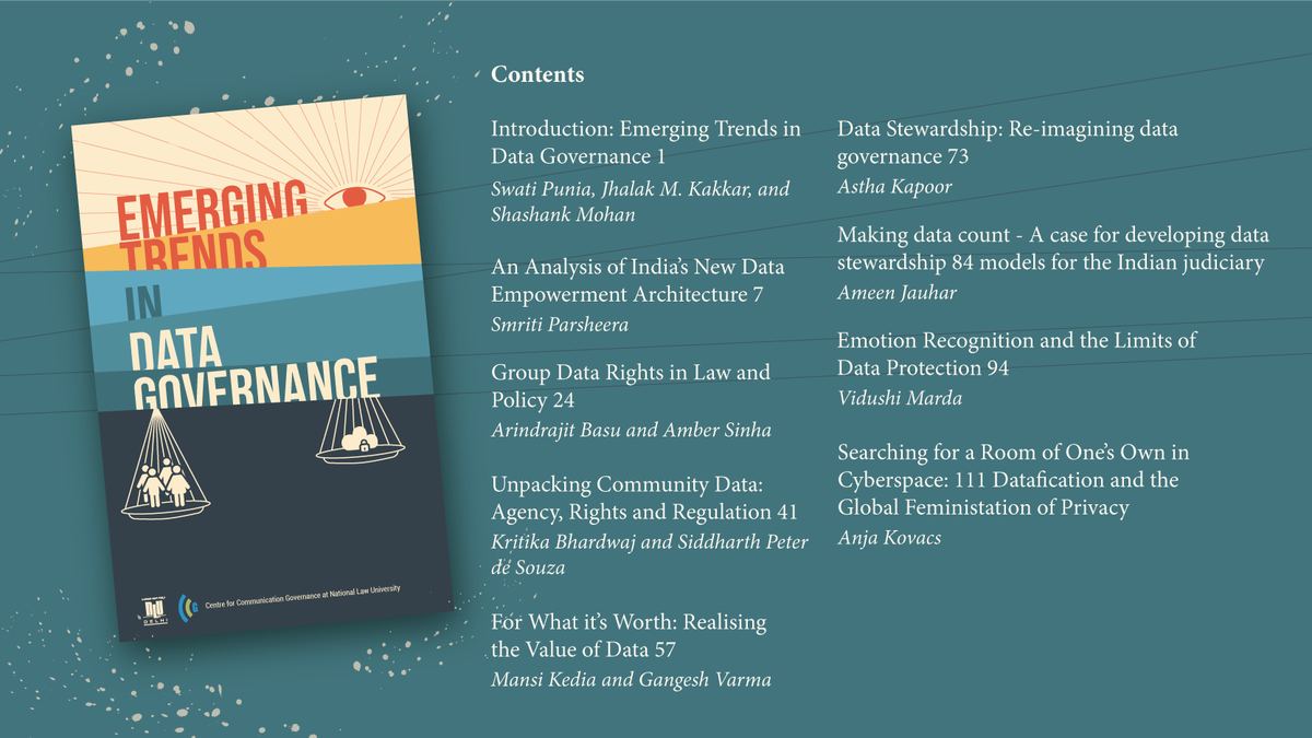 CCGNLUD's tweet photo. Exciting news! We are pleased to announce the release of our book 'Emerging Trends in Data Governance', an edited volume of essays by @CCGNLUD.  

Read the book here - https://t.co/wiHnqXtU4G https://t.co/FadOfInzUP