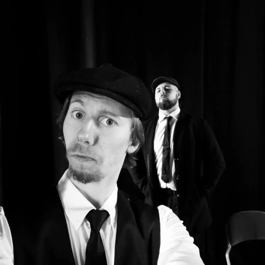ElliotCInnes's tweet photo. [20/1/23] Had a great time being an in character usher in the immersive Peaky Blinders Night in Northampton @decotheatre. Many thanks to the folks there @AddamsRiver also great to work with you all again @SMcCormackActor and KaiBeavers. Loved our Little combat chaos. #acting https://t.co/M6LdoKhGxi