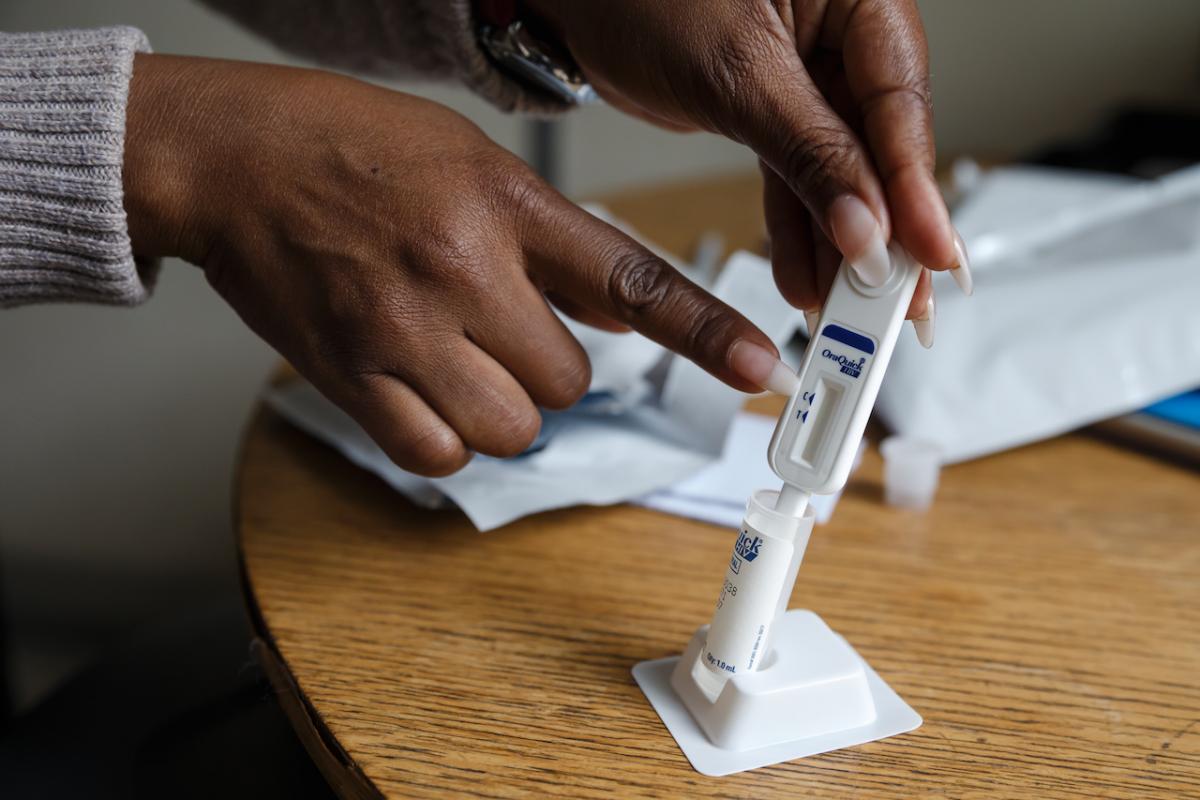 znnpinfo's tweet photo. Did you know? If one tests positive, but starts taking #ARVs as prescribed by a doctor, the person will reach an undetectable #viral_load, meaning he/she cannot transmit HIV to his/her sex partner.
One can have an #HIV test at a health center or even privately at home? #TASQC https://t.co/iyoj8BLtNs