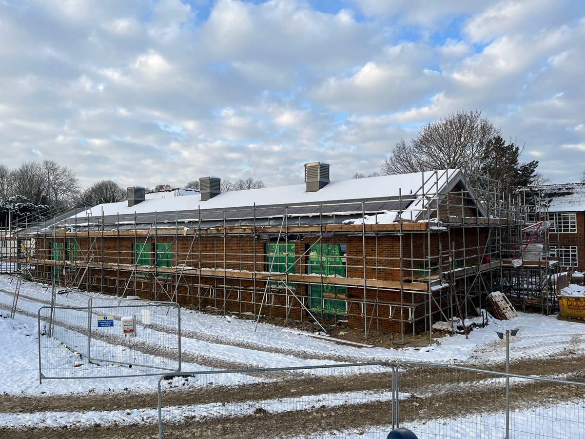 Project Update - @BaxallGGSB 
Following the successful completion and handover of the Teaching Block in November, works are progressing well with the canteen. We look forward to the completion of this project in June - well done all! 
#buildingsbuiltonteamwork #teambaxall
