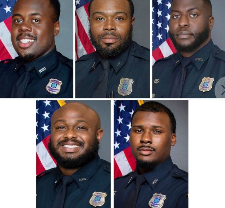 #KillerCops come in all colours.

#TyreNichols was killed by these men in #police uniforms.