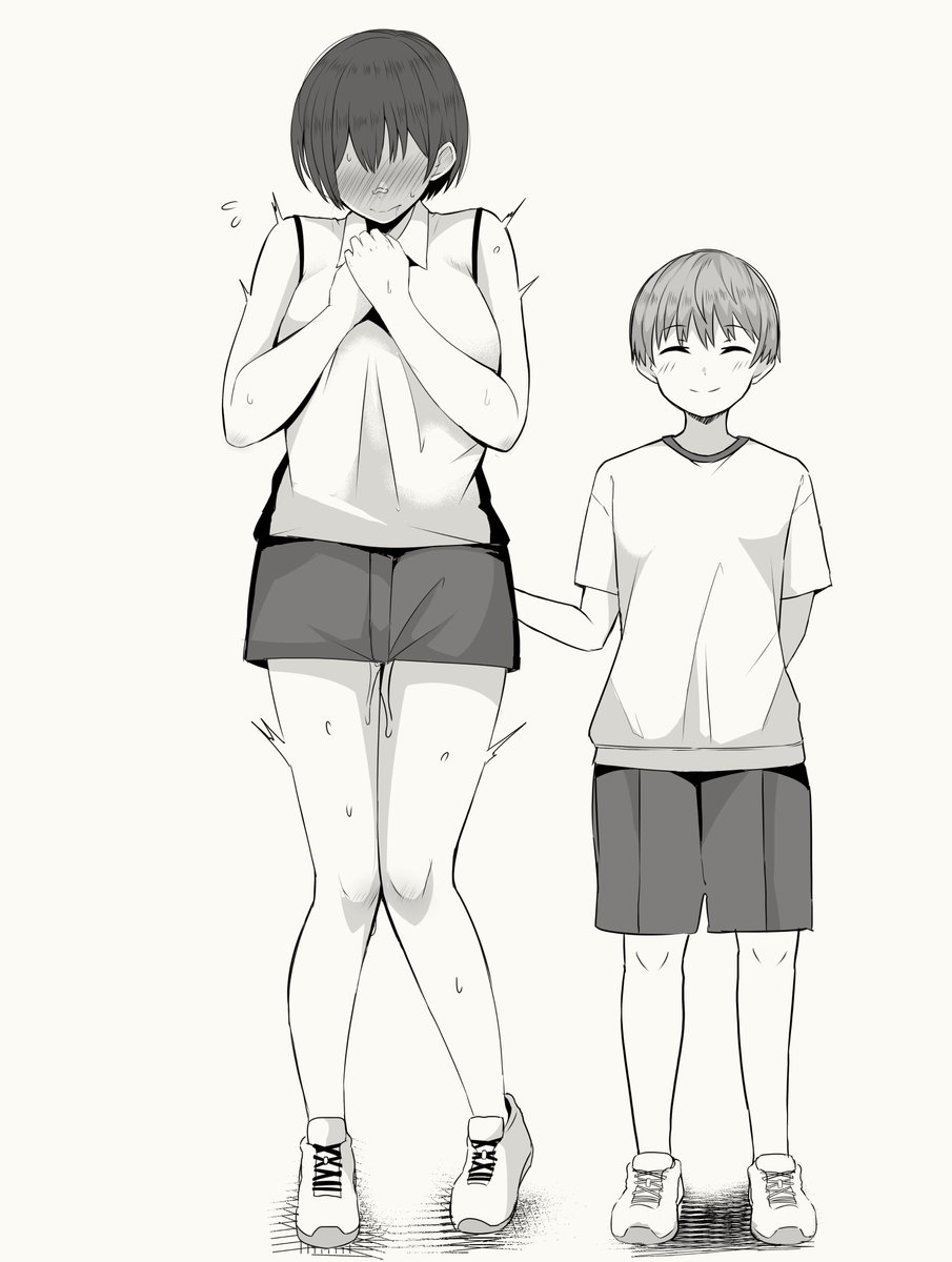 開発済みの長身バレー部狸顔女子と低身長童顔男子のカップル 