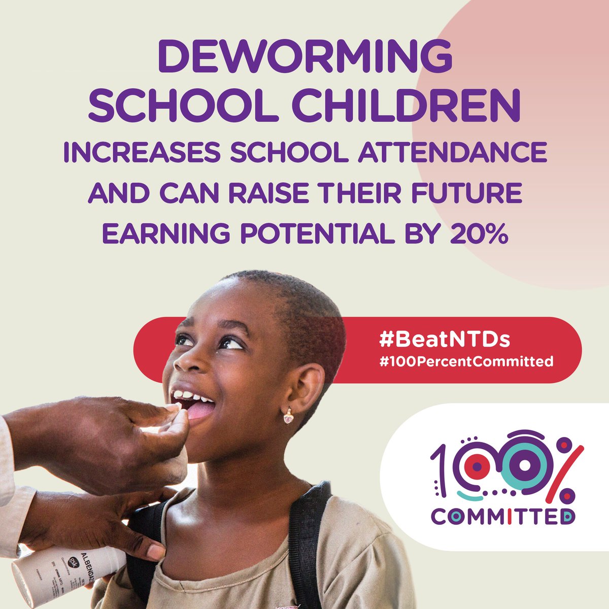CWWAtlanta's tweet photo. Among #NTDs , #STH infections affect 1.5 billion people globally. They impair a child's ability to learn &amp; grow, and cause maternal mortality &amp; anemia. With @TFGH CWW works to support global STH programs and urges leaders to be #100percentCommitted to #BeatNTDs this #WorldNTDDay. https://t.co/g5KpoYp536