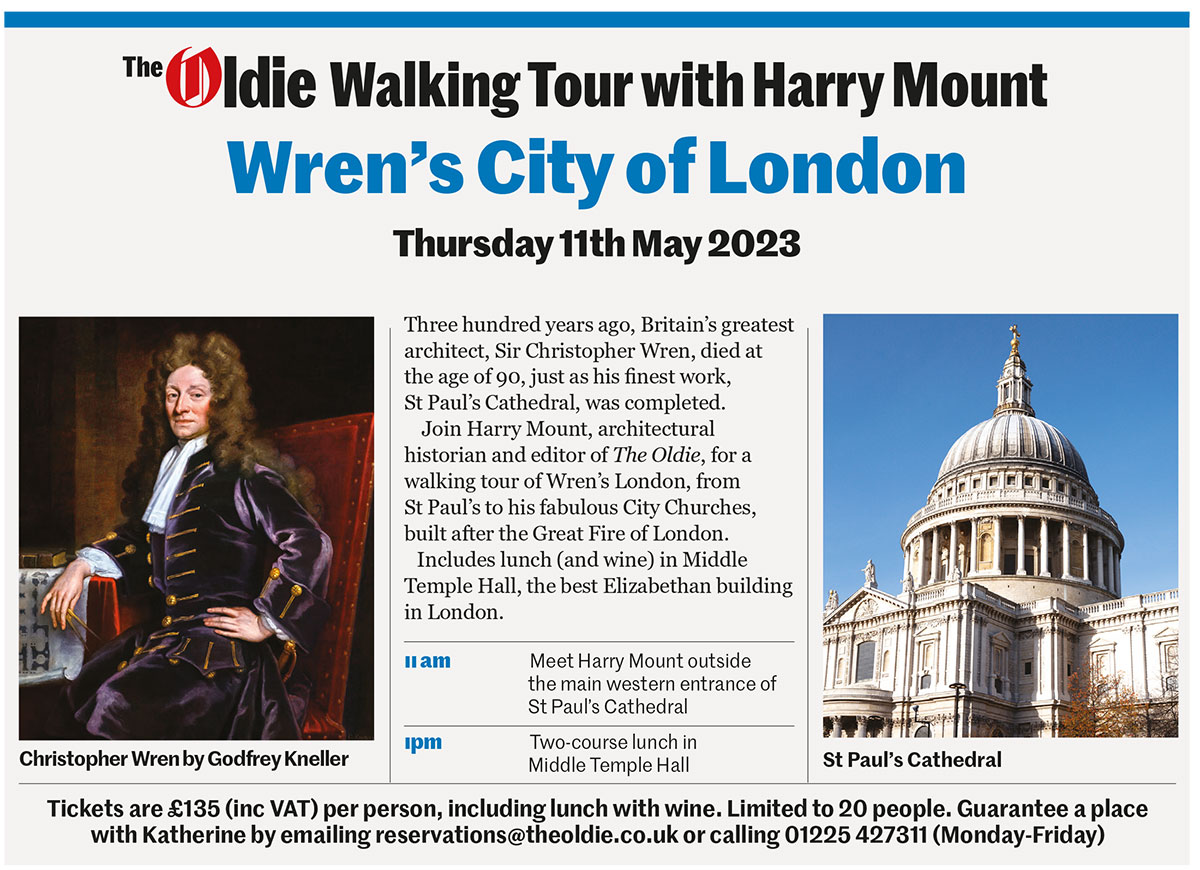 Come on a walking tour with @mounth details can be found on our website theoldie.co.uk 

#walkingtour #christopherwren #citychurches #oldiemagazine