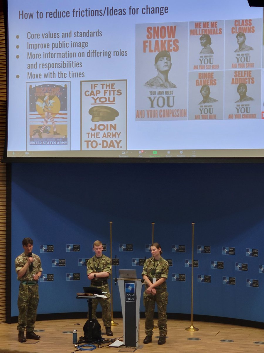 #GenX and #GenY hearing why our approach to military recruitment and retention of #GenZ needs to be smarter
#RecruitTrainRetain
#GenerationalDiversity
<a href="/EMUOTC_Social/">East Midlands UOTC</a> 
<a href="/CUOTC_Official/">Cambridge UOTC</a>