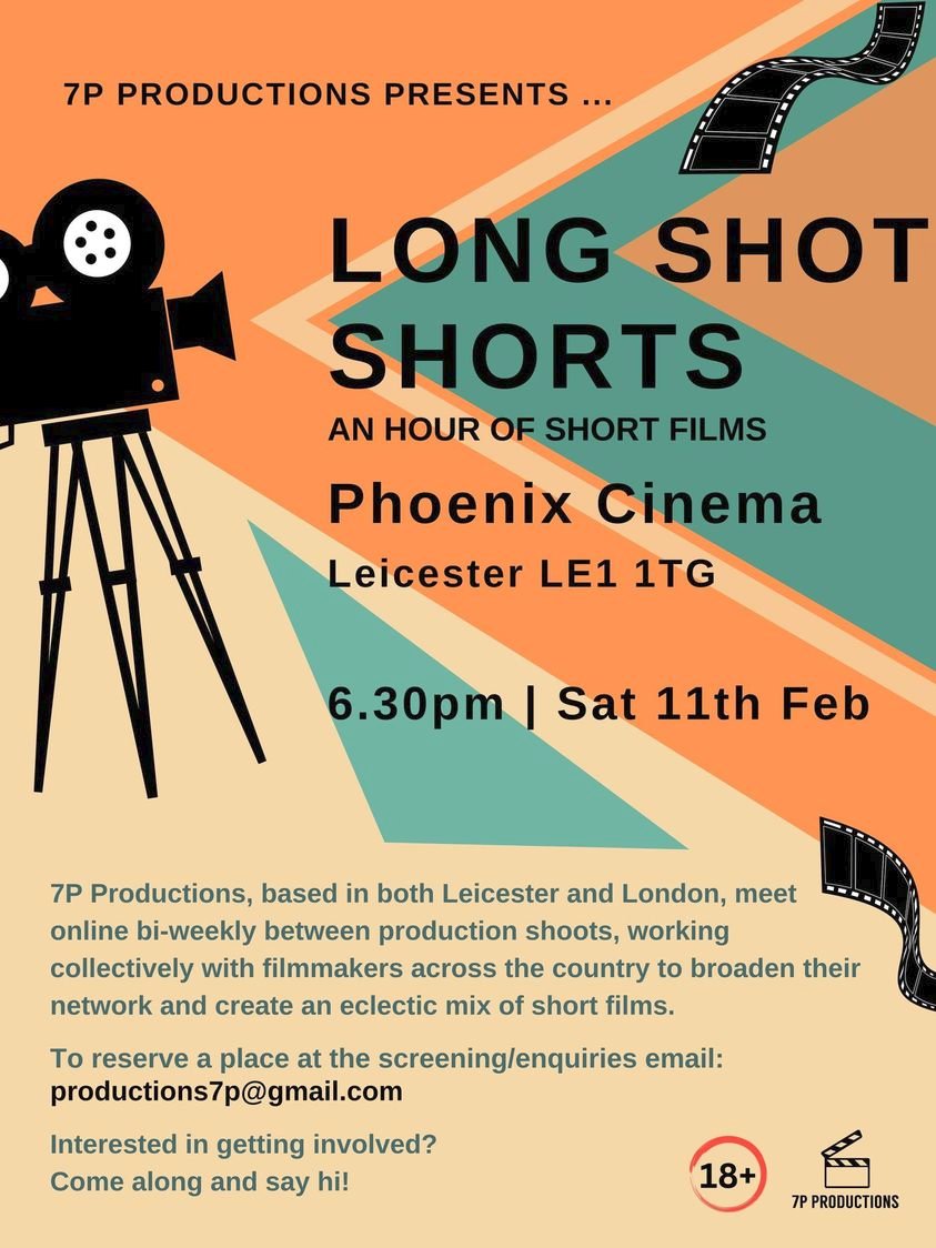 Leicester screenings and networking. 11th Feb 18.30. 

@AlexzandraJack @CreateCentralUK @filmhubmidlands 

#indiefilm #shortfilm #filmmaking