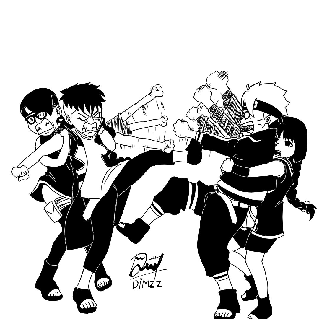 DenDimazz's tweet photo. #BORUTO 
#BoruSumi 
#KawaSara https://t.co/OO9wGoZucs