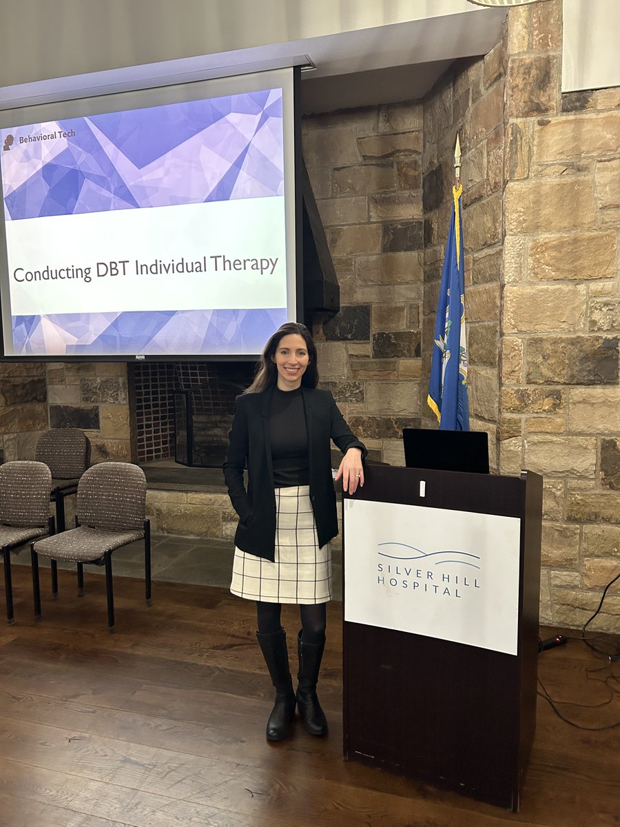 Thank you Adam Payne, Ph.D. and Katie Dixon-Gordon, Ph.D. for instructing the Dialectical Behavior Therapy Foundational Training this past week at Silver Hill Hospital co-sponsored by Behavioral Tech. 

#silverhillhospital #newcanaanct #mentalhealth #DBTtraining #clinicians