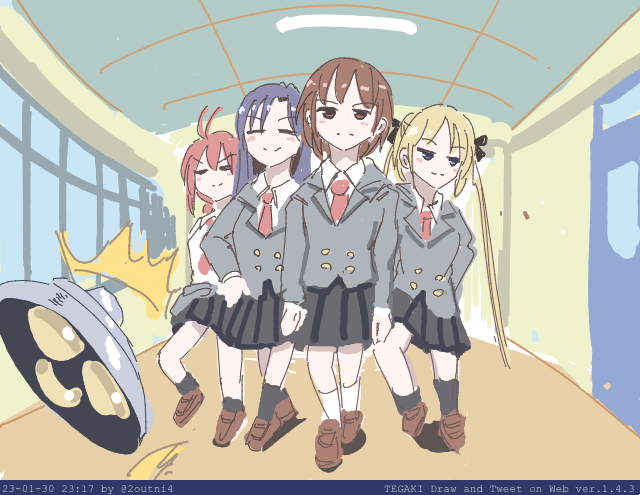 折部やすな ,ソーニャ(キルミーベイベー) 「どけ どけ どけ 後ろめたい奴はどけ有象無象の町に 灯りをともせ #tegaki」|24のイラスト