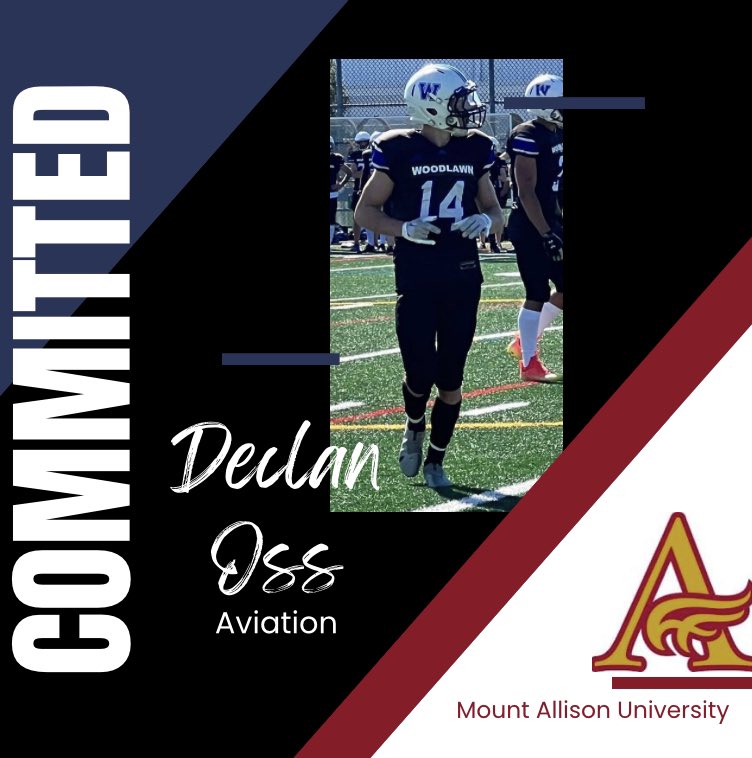 We have another Panther off the board and heading to Usports!! Congratulations <a href="/DeclanOss11/">Declan</a> on your commitment to <a href="/MTA_Football/">Mounties Football</a> !! We can’t wait to see how high you can fly!!